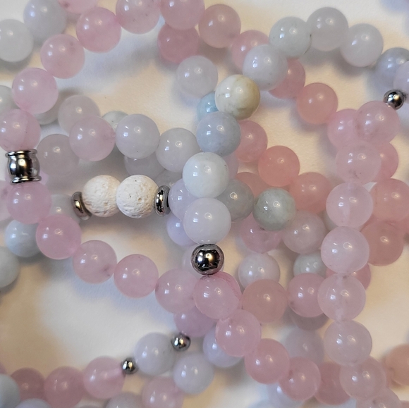NEW "Cotton Candy" Gemstone Stacking Bracelets, OS, $20 each or 3/$50 - Picture 7 of 7